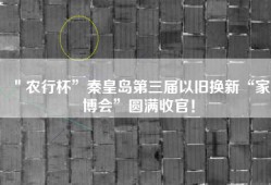 ＂农行杯”秦皇岛第三届以旧换新“家博会”圆满收官！