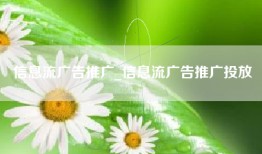 信息流广告推广_信息流广告推广投放